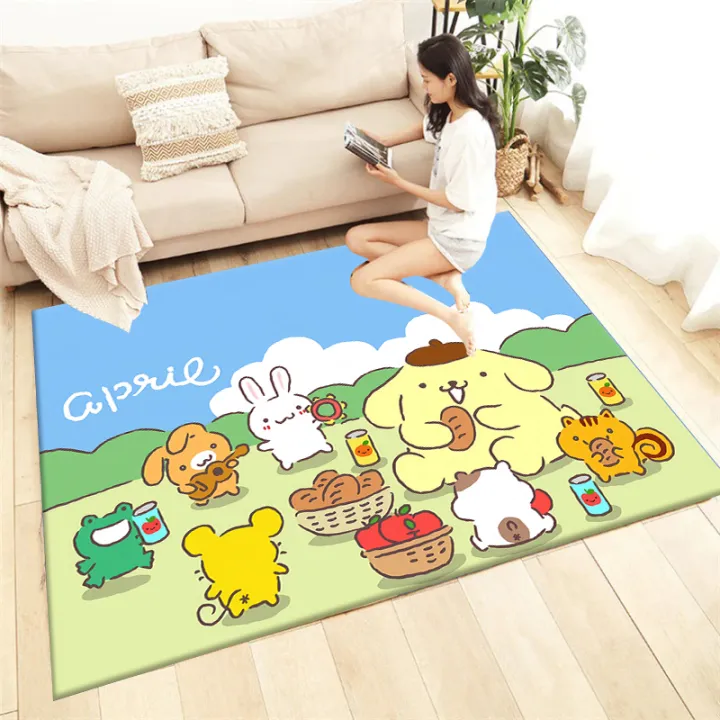 Sanrio%20Pudding%20Dog%20Cartoon%20Cute%20HD%20Printed%20Carpet%20Living%20Room%20Home%20Decor%20Sofa%20Table%20Rug%20Non-slip%20Chair%20Lounge%20Mat%20Picnic%20Camping%20-%20Image%202