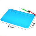 【Miga Plaza】30cm x 20cm Watch Repair Work Pad Soldering Station Heat Resistant Pad Watch Repair Non-slip Silicone Mat For Watchmaker tool. 