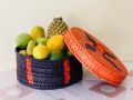 100% ecofriendly palmyra fruit basket. 
