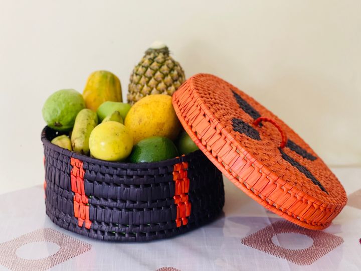 100% ecofriendly palmyra fruit basket