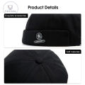 Vocoal Cap For Men Dome Melon Beanie Hats Adjustable Docker Cap Fashion Men's Landlord Hat H-ip Hop B-rimless Hat Spring And Summer Street T-rend Melon Hat Embroidery Retro Cap. 