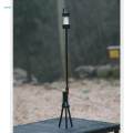 Camping Lantern Stand Lamp Pole Tripod Multifunctional Desktop Free Standing Hanging Light Holder Lantern Pole Hanger for BBQ Travel Fishing. 