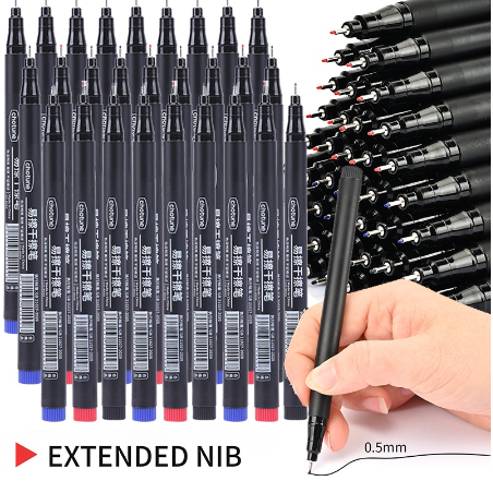 1/5/10Pcs%200.5Mm%203%20Colors%20Dry%20Erase%20Markers%20Erasable%20Whiteboard%20Marker%20Pen%20Office%20School%20White%20Board%20Art%20Marker%20Stationery%20Extra%20Fine%20Tip%20-%20Image%203