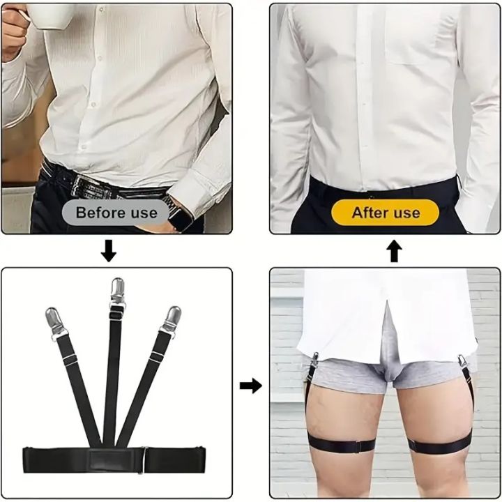 1pc%20Men'S%20Shirt%20Stays%20-%20Adjustable%20Elastic%20Shirt%20Straps,%20Invisible%20Shirt%20Holders,%20Suitable%20for%20Formal%20Occasions,%20Prevents%20Shirt%20Creases,%20Is%20an%20Ideal%20Gift%20for%20Workplace%20Me%20-%20Image%203