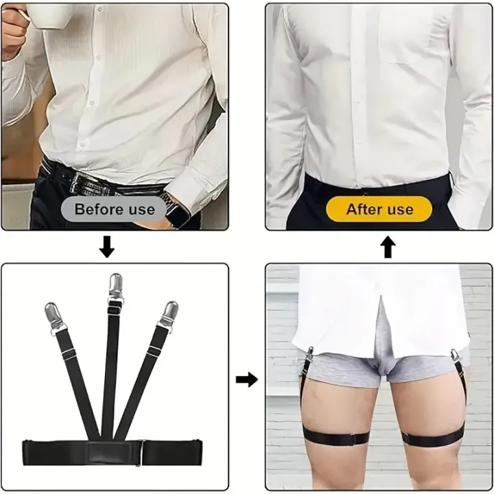 1pc%20Men'S%20Shirt%20Stays%20-%20Adjustable%20Elastic%20Shirt%20Straps,%20Invisible%20Shirt%20Holders,%20Suitable%20for%20Formal%20Occasions,%20Prevents%20Shirt%20Creases,%20Is%20an%20Ideal%20Gift%20for%20Workplace%20Me%20-%20Image%203