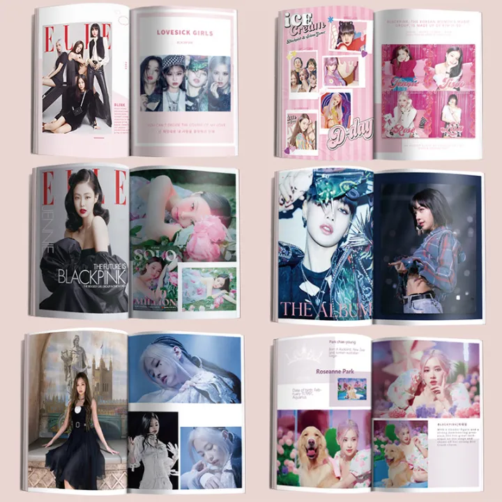 Kpop%20Black%20pink%20Album%20Book%20Lisa%20Jenny%20Jisoo%20Rose%20Photocard%20Art%20Book%20Poster%20Lomo%20Cards%20for%20Fans%20Gifts%20Collection%20Booklet%20-%20Image%205