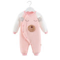 Kidlove Baby Jumpsuit Newborn Winter Warm Thickened Long Sleeves Romper For 0-2 Years Old Boys Girls. 