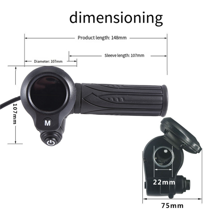 Bike%20Electric%20Scooter%20Accelerator%20Display%20Ebike%20Throttle%20Grip%20Digital%20Monitor%20for%20Bicycle%20Electric%20Scooter%20Trigger%20Easy%20Install%20-%20Image%202