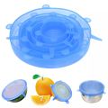 6 Pcs Silicone Stretch Lids Keeping Fresh Seal Reusable Bowl Pot Lid Cover Pan Cooking Kitchen Accessories Silicone Stretch Lids Reusable Airtight Food Wrap Covers Keeping Fresh Seal Bowl Stretchy Wrap Cover Kitchen Cookware. 