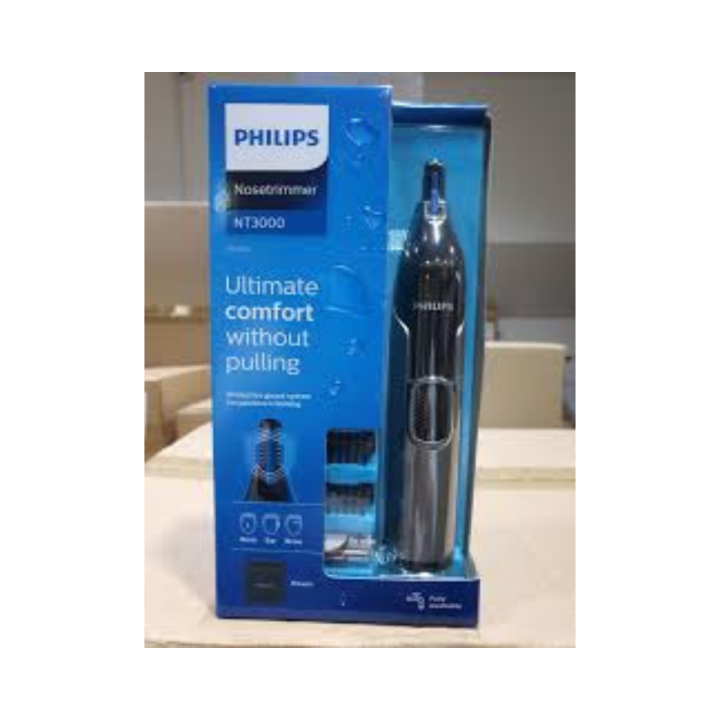 Philips NT3000 NT3650 Nose Trimmer Unparalleled Comfort for Gentle Nose, Ear, and Brow Trimming - Featuring the Protective Guard System for Pain-Free Precision