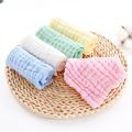Cotton Soft Baby Towels Baby Face Towel 6 Layer Square Children Towels Absorbent Kindergarten Face Wash Wipes. 