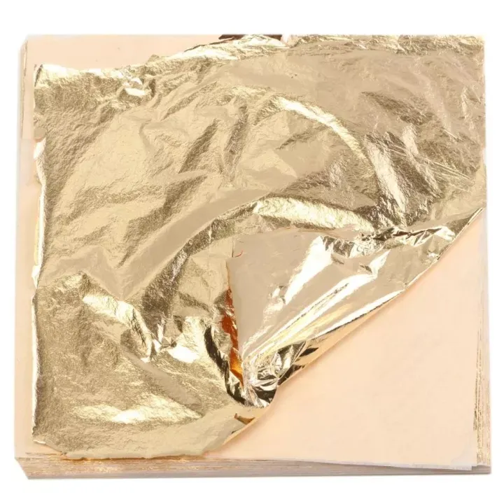 RHS%20Online%20300%20Sheets%2014x14cm%20Imitation%20Gold+Silver+Copper%20Leaf%20Gilding%20Art%20Craft%20DIY%20-%20Image%202