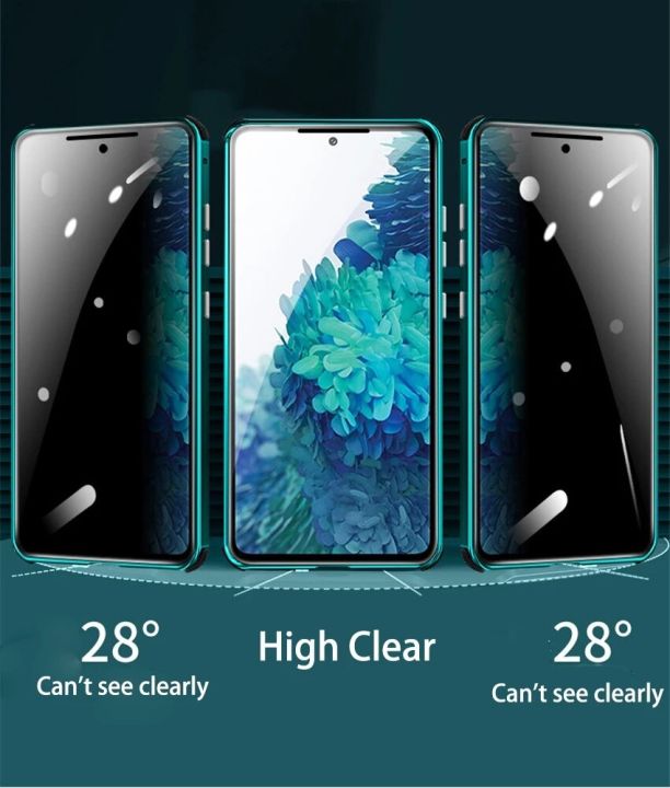 Anti%20Spy%20Glare%20Peeping%20Magnetic%20Metal%20Bumper%20Case%20For%20Samsung%20Galaxy%20S21%20Note%2020%20Ultra%20S20%20FE%205G%20Privacy%20Tempered%20Glass%20Cover%20-%20Image%203