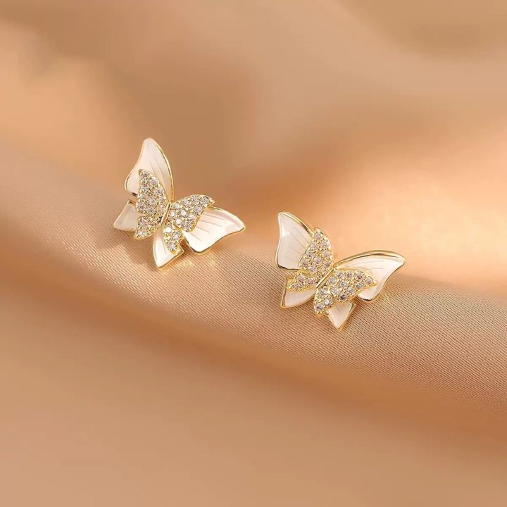 Crystal Butterfly Earring main image 1