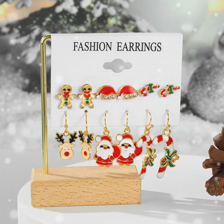 Christmas%20Gifts%20For%20Women%20Earrings%20For%20Girls%20Dangle%20Earrings%20For%20Christmas%20Christmas-themed%20Earrings%20Cute%20Holiday%20Earrings%20-%20Image%207