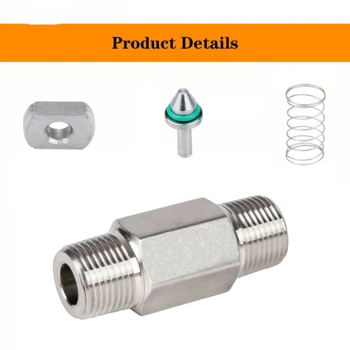 Non%20Return%20304%20Stainless%20Steel%20One-way%20Valve%20Silver%201/4%20Inch%20NPT%20Check%20Valve%20Male%20to%20Male%20Thread%20Non-Return%20Valve%20Oil%20Water%20Gas%20-%20Image%202