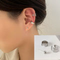 Stylish Minimalist Multi Loop Women's Ear Clip No Ear Holes Retro Ear Bone Clip Earrings for Girls. 