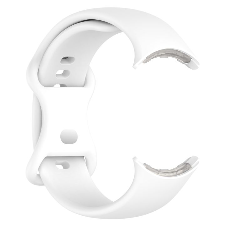 (New)%20For%20Google%20Pixel%20Watch%20Loop%20Type%20Solid%20Color%20Silicone%20Watch%20Band,%20Size:L%20-%20Image%206