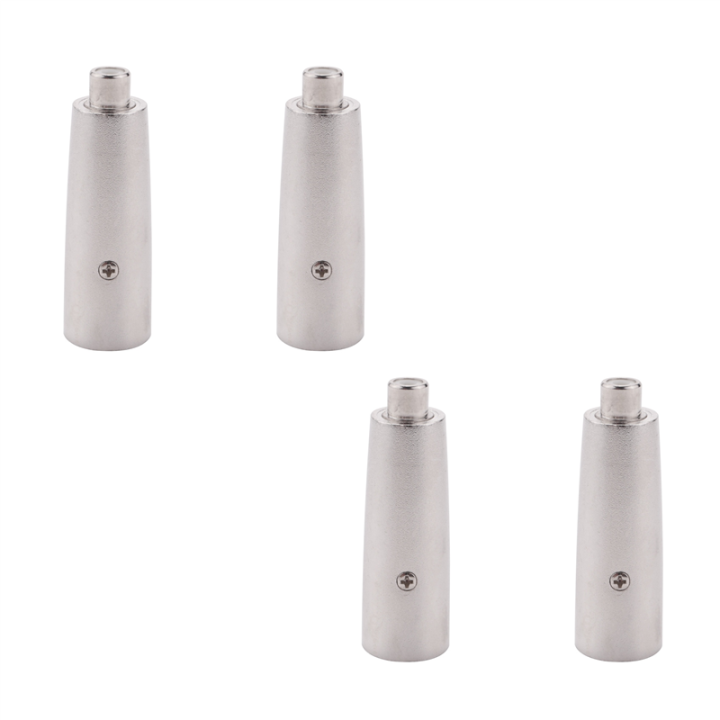 4X 3 Pin XLR Male to RCA Female Audio Jack Plug Microphone Barrel Adapter Converter Connector