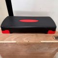 TUFF Fitness Multifunctional Adjustable Aerobic Step with Storage Compartment Plyometrics Box Aerobic Stepper for Workouts, Multiple Styles. 