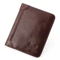 【Cathery Baby Store】Royal Bagger Cow Fashion Short Wallet Purse For Men Boys Business Clip Bag Casual High Capacity Multifunction Holder Bags Position Wallets. 