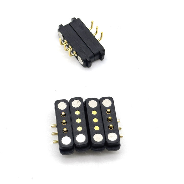 3Pin%20Waterproof%20Magnetic%20Pogo%20Pin%20Connector%20Spring%20Loaded%20Male%20Female%20Curved%20Needle%20DC%20Transmission%20Charging%20-%20Image%203