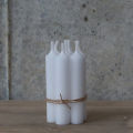 Dinner Candles 4" White Candles - 25 NOS - 01 Pack. 