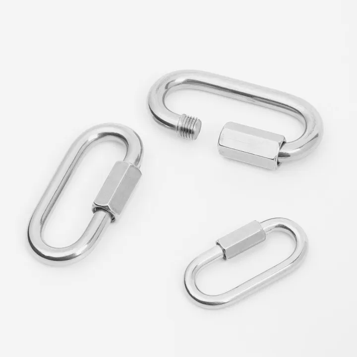 %E3%80%90HOT%E3%80%91%20M3/M3.5/M4/M5/M6/M7/M8/M9/M10%20Stainless%20Steel%20Screw%20Lock%20Climbing%20Carabiner%20Quick%20Links%20Safety%20Snap%20Hook%20Connecting%20Ring%20Buckle%20-%20Image%203