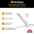 Atomberg Renesa  -1400mm BLDC Ceiling Fan with Remote Control | 5 star | High Air Delivery | LED Speed Indicator | Low Noise | Timeless Design with Power Saving | 3 Years Warranty. 
