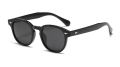 Vintage Small Round Sunglasses Men Ins Popular Fashion Clear Ocean Lens Rivets Sun Glasses Luxury Brand Eyewear Retro Oculos. 