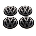 4Pcs Car Wheel Center Emblem Stickers Hubcap Badge Decals for Volkswagen Touareg Tiguan Polo Bora mk6 Vento Golf Passat Jetta. 