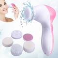 High Quality Smart 5 in 1 Beauty Care Massager Electric Face Cleaner Beauty Skin Care Equipment Kit, Removes Dirt and Facial Relief Massager. 