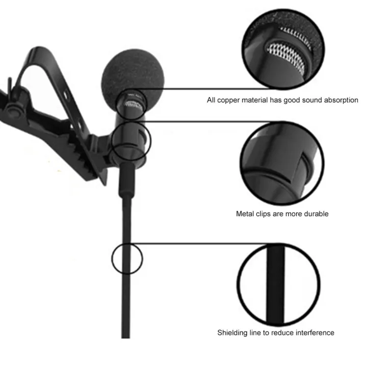 Mic%203.5mm%20Jack%20Tie%20Clip%20PC%20Laptop%20Mobile%20Phone%20Recording%20Clip-on%20Lavalier%20External%20Microphone%20-%20Image%206