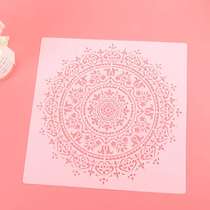 30cm%20Diy%20Craft%20Mandala%20Mold%20For%20Painting%20Stencils%20Stamped%20Paper%20Card%20Template%20Layor%20-%20Image%204
