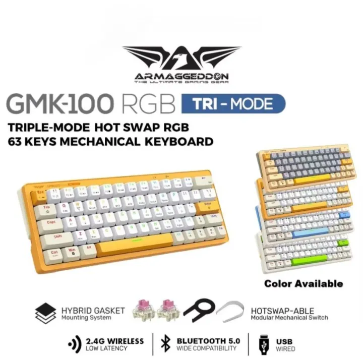 Armaggeddon%20GMK-100%20RGB%20Gasket%20Mechanical%20Keyboard%20%7C%203%20Modes%20%7C%202.4G%20Wireless%20%7C%20BT%205.3%20%7C%20HotSwappable%20Lubed%20Switches%20-%20Image%204