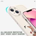 DEL for Redmi A2+ A2 Plus A1+ A1 Plus Back Cover Cartoon Mouse Phone Case PU Leather Soft Silicone Edge Cover. 