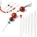 6Pcs Beading Needles Pins Open Curved Needle for Beads Bracelet DIY Jewelry Making Tools Handmade Beaded Threading Pins. 