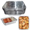 10/25pcs 3500ml Rectangular Tinfoil BBQ Special Thickened Bowl Tray And For Baking Disposable Aluminum Foil Packaging Box.. 
