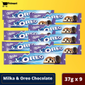 Milka & Oreo Chocolate 37g x 9. 