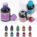 1 Bottle Pure Colorful 30ml Fountain Pen Ink Refilling Inks High Quality Calligraphy Writing Fountain Pen Ink School Stationery. 