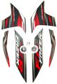 Yamaha Fazer v2 Fuel Injection Red Bike Complete Sticker set. 