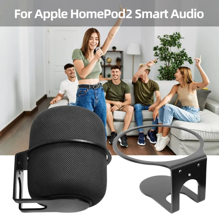 HXSJ%20For%20Apple%20HomePod2%202023%20Smart%20Speakers%20Wall%20Mount%20Smart%20Speaker%20Metal%20Wall%20Holder%20Sound%20Box%20Bracket%20Shelf%20Stand%20With%20Screws%20-%20Image%203