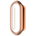 (New)Diamond Half Pack Hollow PC Watch Protective Case For Xiaomi Mi Band 8. 