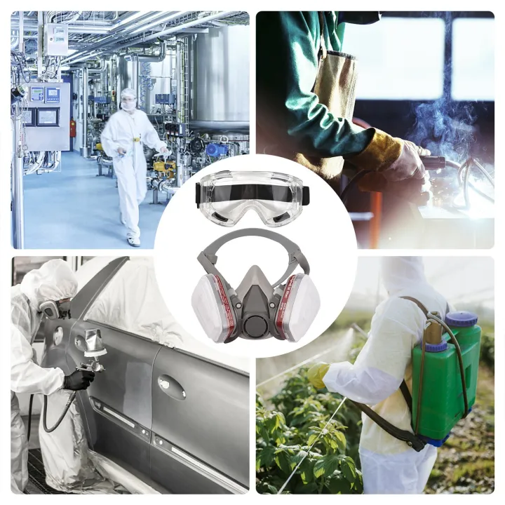 Reusable%20Respirator%20Half%20Facepiece%206200%20Gas%20Mask%20with%20Safety%20Goggles%20for%20Painting%20Organic%20Vapor%20Welding%20Polishing%20Woodworking%20-%20Image%208