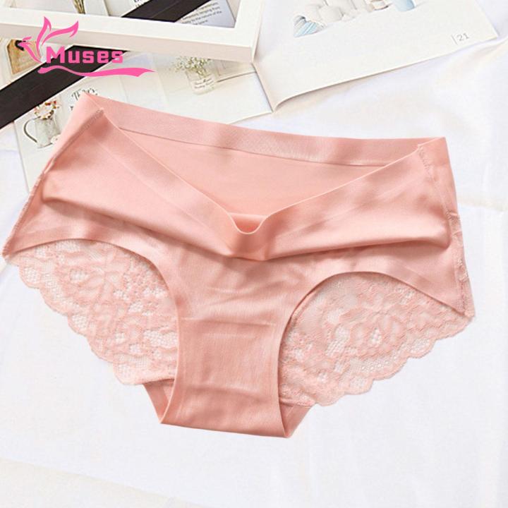 Muses%20Mall%20Women%20Briefs%20See-through%20Stretchy%20Pure%20Color%20Women%20Briefs%20-%20Image%207
