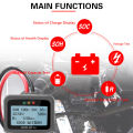 MICRO-200 Pro 12V Battery Tester with LCD & LED Display for Car & Motorcycle - High-Quality Charging System Diagnostic Tool. 