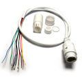 CCTV LAN POE cable 11pin with connector RJ45 Single status LED for IP camera board module. 