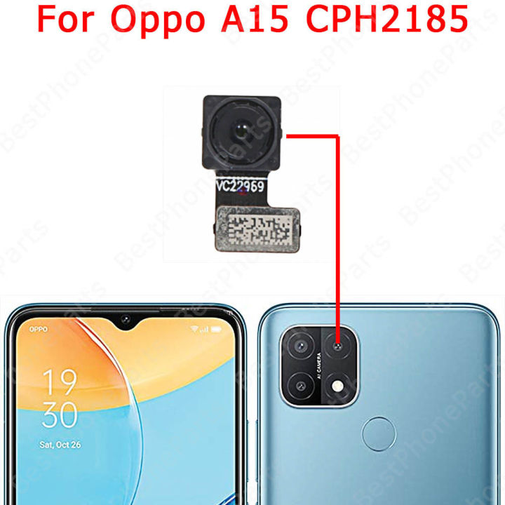 Front Backside Big Camera For A12 A15 A16 A16s Selfie Back View Rear Camera Flex Replacement Spare