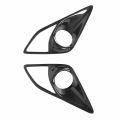 Fog Lamp Bezel Covers High Strength Oxidation Proof Front Bumper Fog Light Cover Carbon Fiber Long Lasting for GT86 2013 To 2016. 