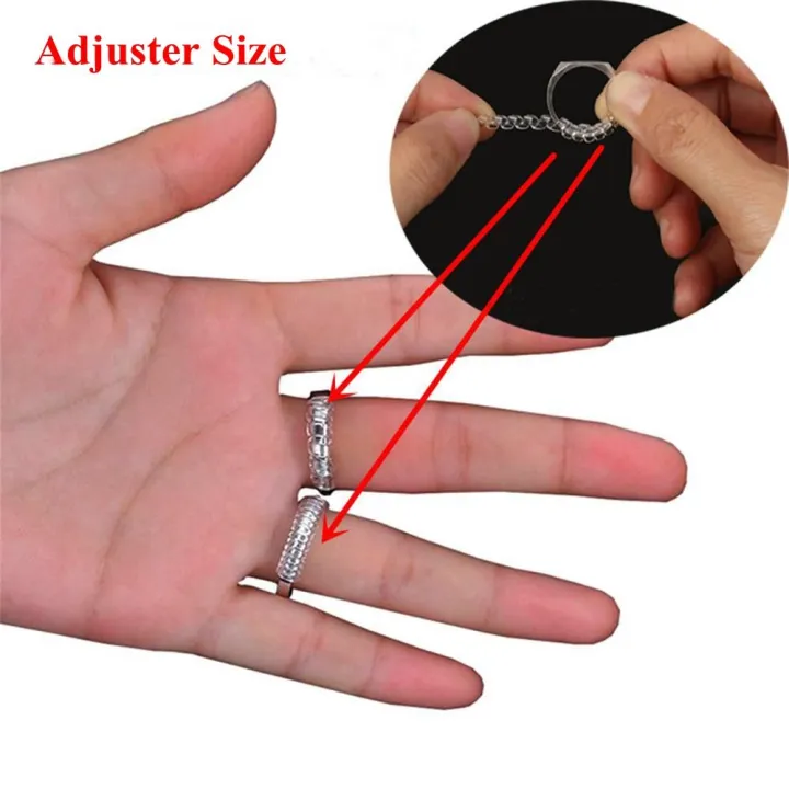 1Pc/5Pcs/10Pcs/12Pcs%20Useful%20Jewelry%20Parts%20Invisible%20Resizing%20Tools%20Tightener%20Reducer%20Ring%20Size%20Adjuster%20Shell%20Hard%20Guard%20-%20Image%205